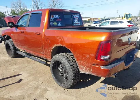 2013 Ram 1500 Sport from USA, damaged, VIN 1C6RR7MT9DS691072